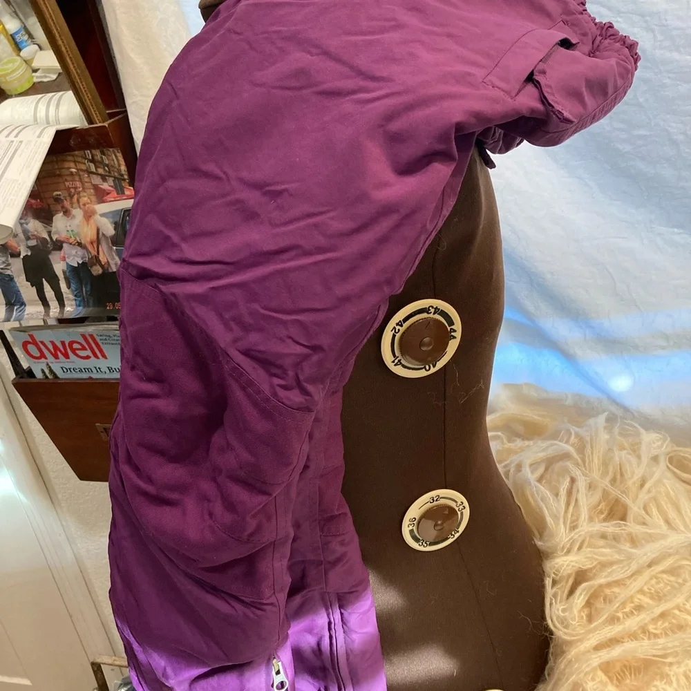 Land’s End Kids Grow-A-Longs Ski Pants The Pants Grow Along With Child Purple